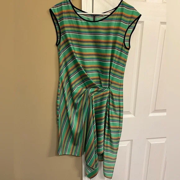 green emerald velvet dress Designer Criss-Cross Chocker Dress (Rachel Roy)  Peek at Boutique